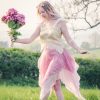 Pink fairy costume for women